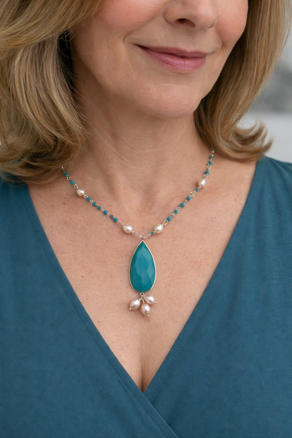 Ocean Calm Turquoise Necklace