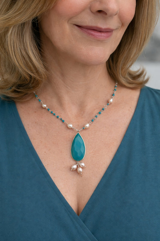 Ocean Calm Turquoise Necklace