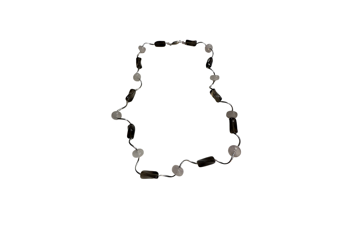 Rose Quartz and Topaz Necklace