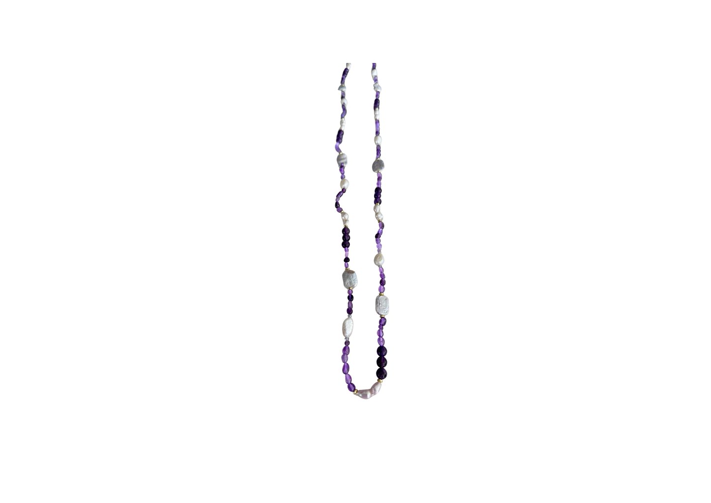 Gemstone and Pearl Versatile Necklace
