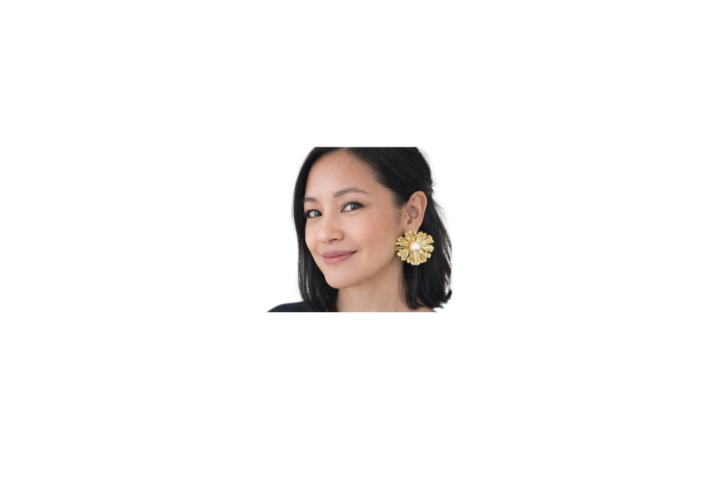 Pearl Bloom Statement Earrings