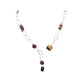 Dogtooth Amethyst and Sterling Silver Necklace