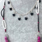 Exotic and Funky Onyx and Moonstone Necklace