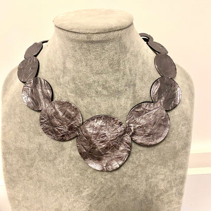 Statement Leather Necklace