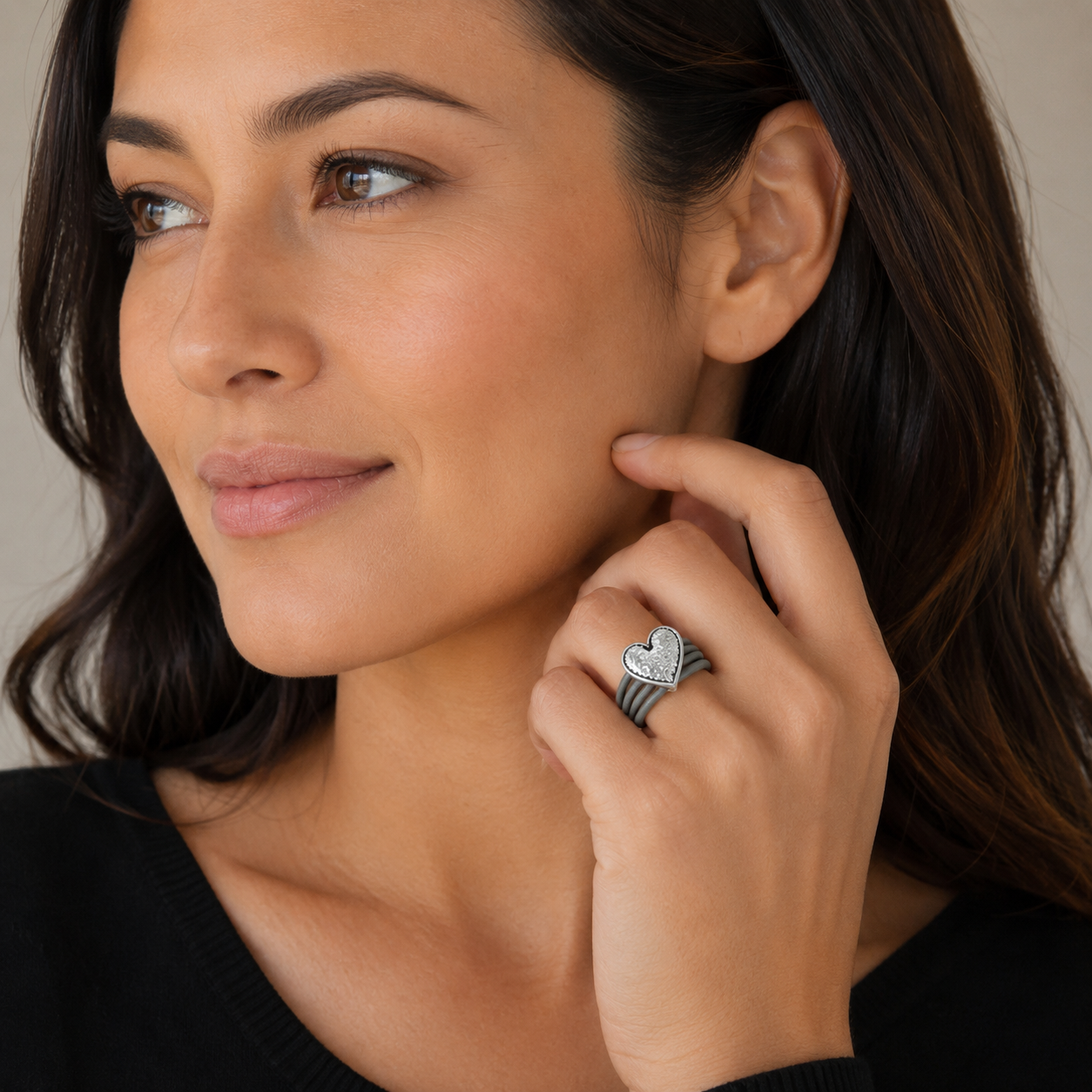 Large Heart Ring