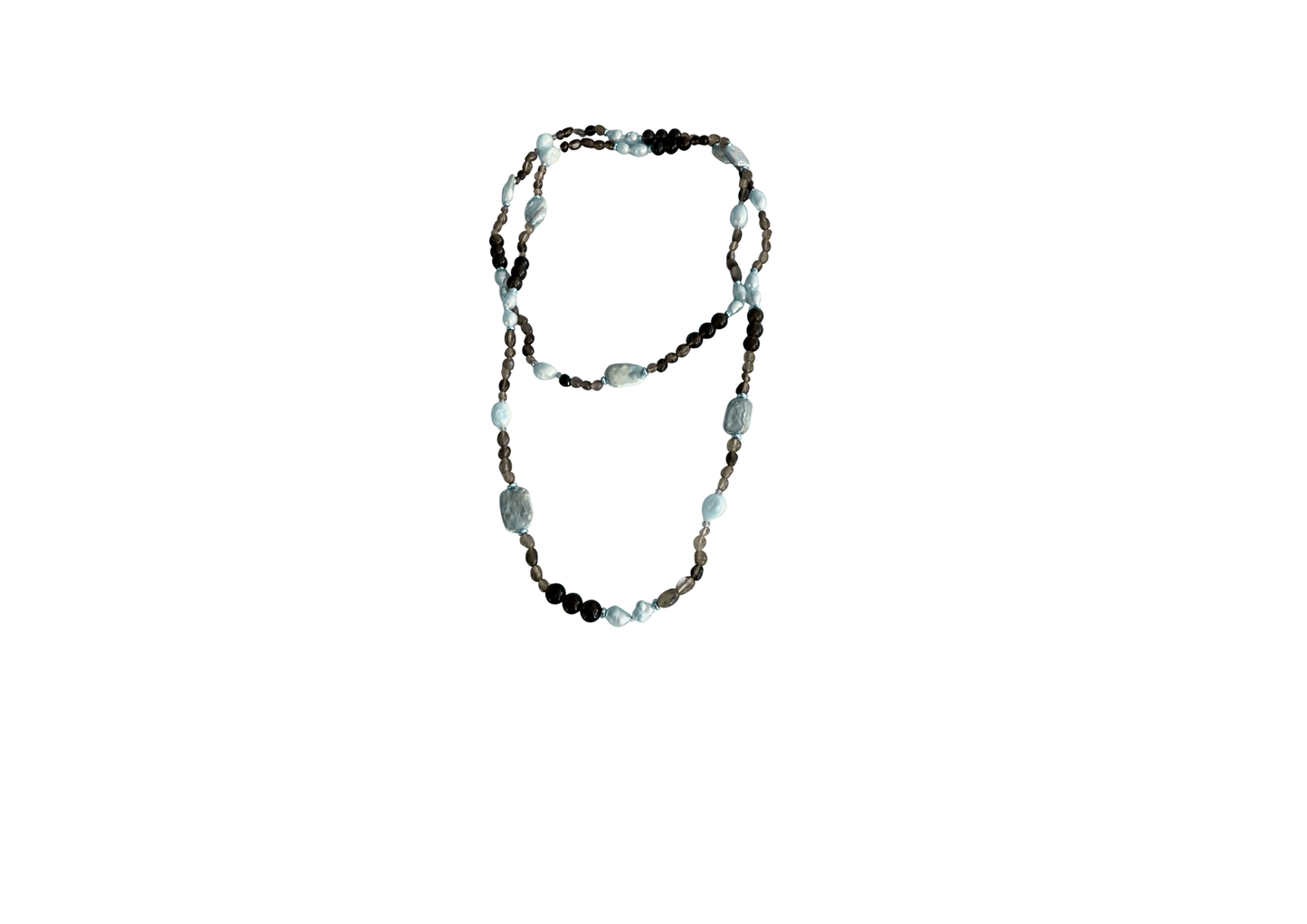 Gemstone and Pearl Versatile Necklace