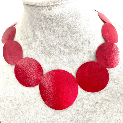 Statement Leather Necklace