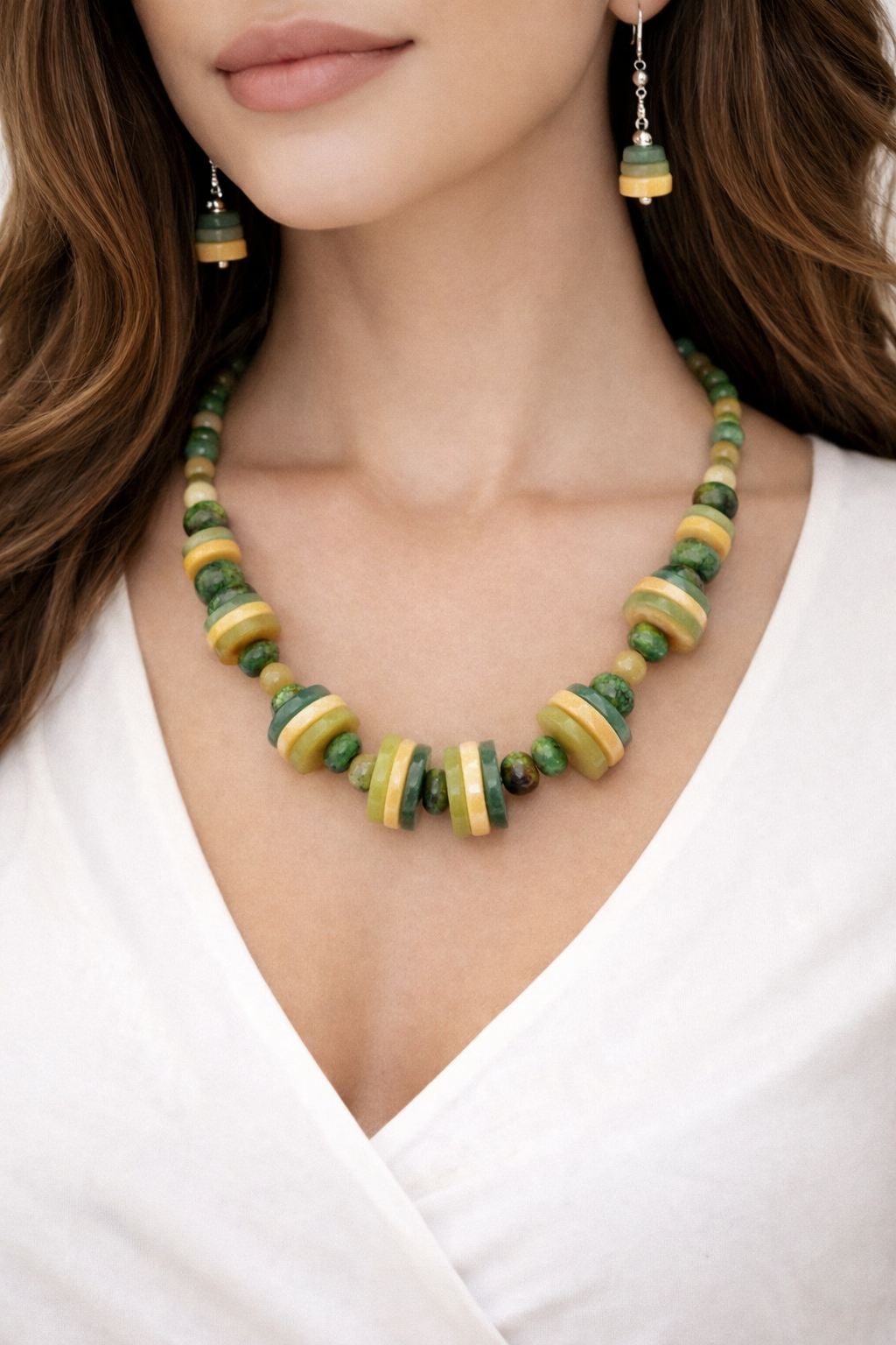 Shades of Jade Necklace