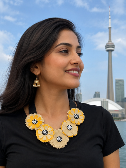 In Bloom Leather Necklace