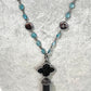 Pret-A-Porter Jewels Apatite and Freshwater Pearl Pendant Necklace