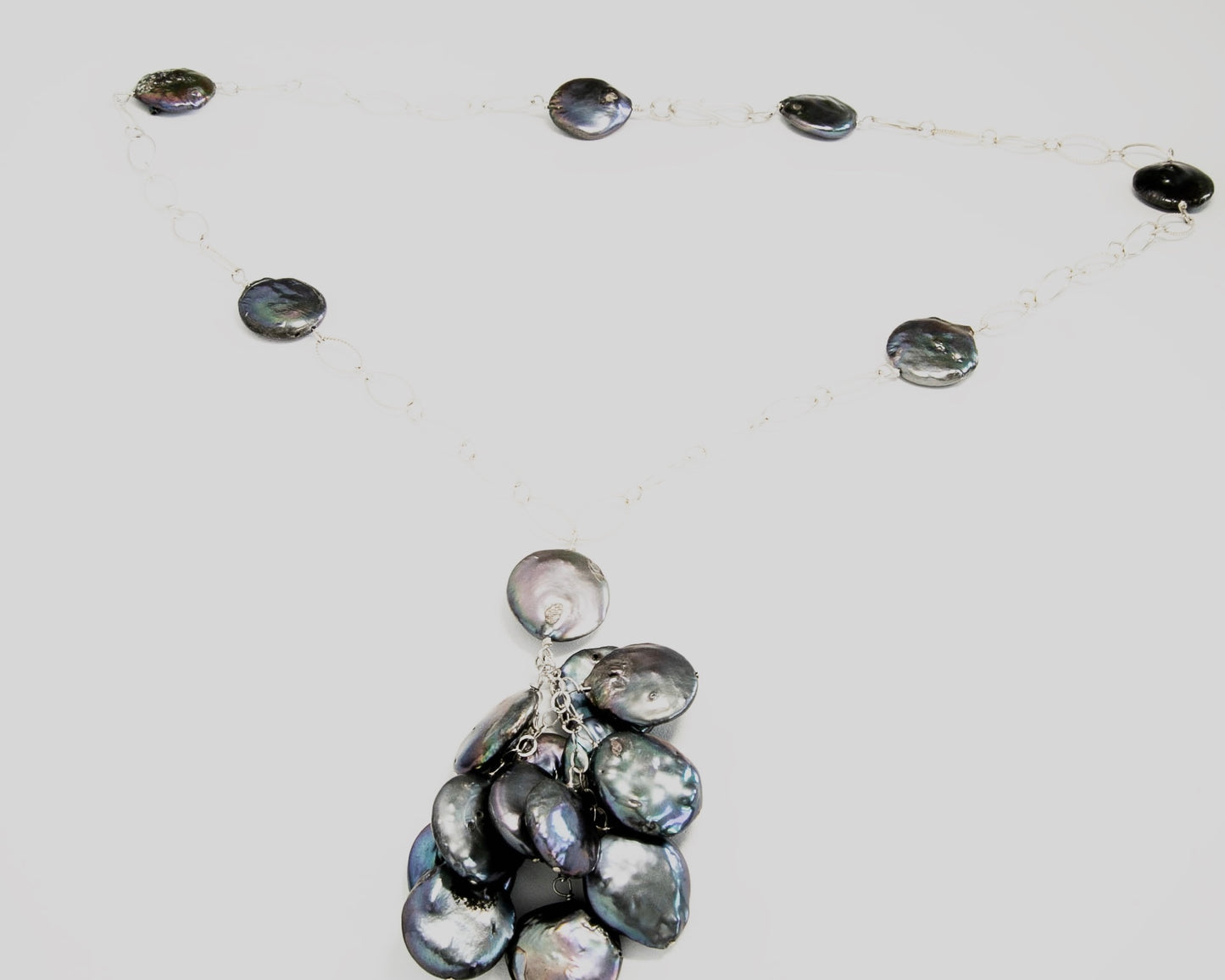 Black Coin Pearl Pendant