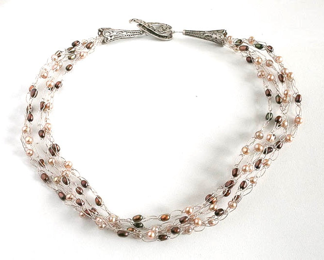 Signature Fresh Water Pearl Multi Strand Necklace