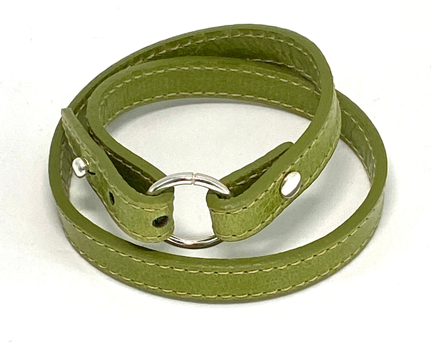 Circle Wrap Leather Bracelet