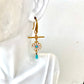 Daisy Earrings with Tassel