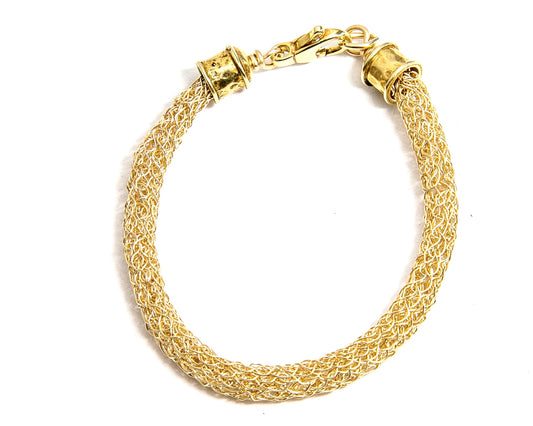 Gold Knit Bracelet