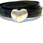 Heart Clasp Leather Bracelet