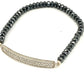 Hematite Pave ID Bracelet