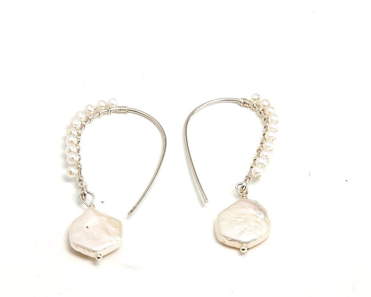Fresh Water Pearl Elegant Earrings
