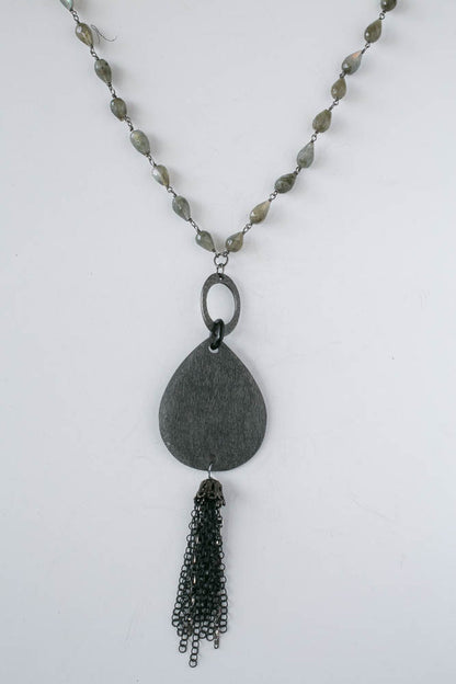 Natural Grey Earrings