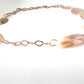 Mother of Pearl and Rose Copper Necklace