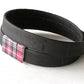 Vegan or Leather Wrap Bracelet with Plaid Magnetic Clasp