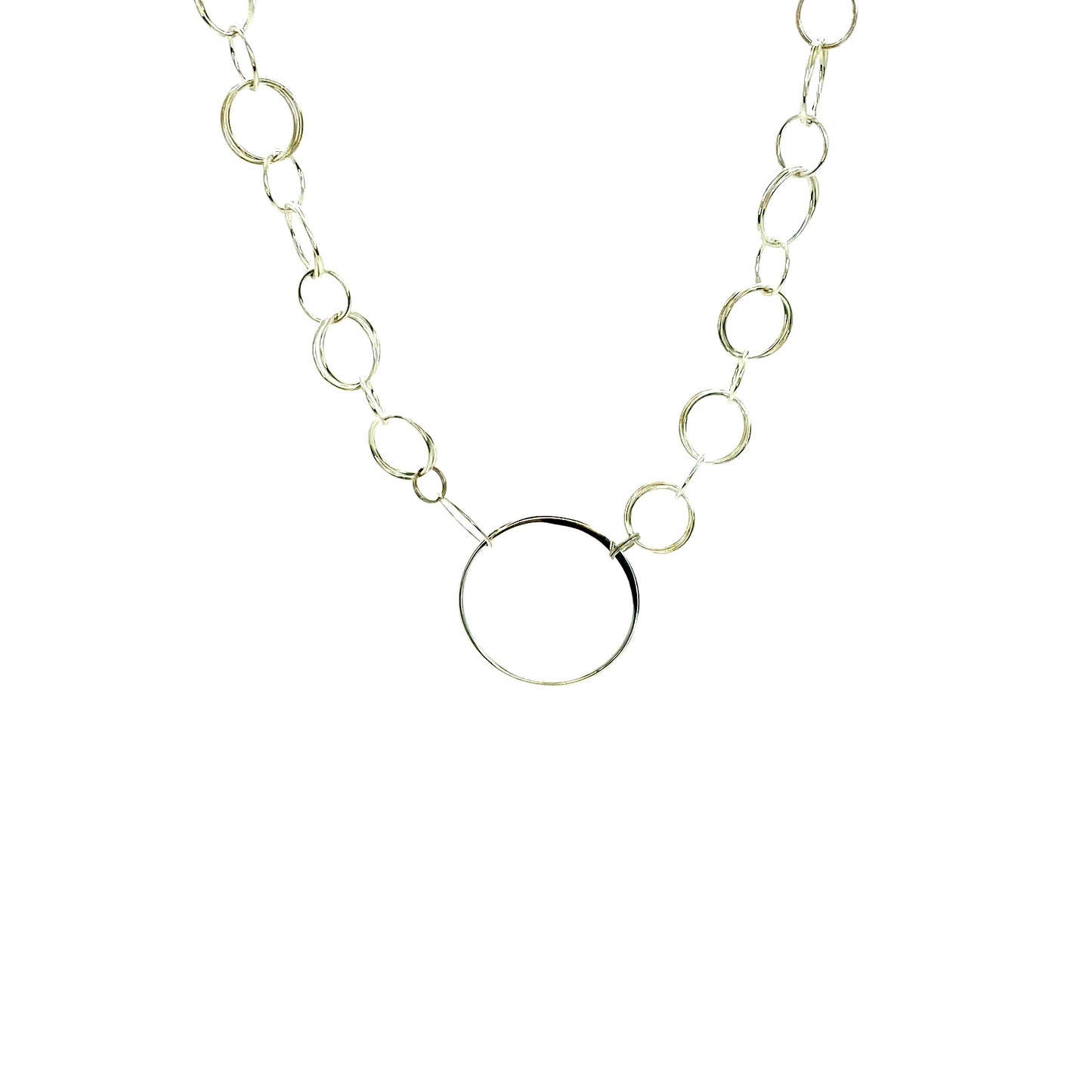 Circle with circle necklace