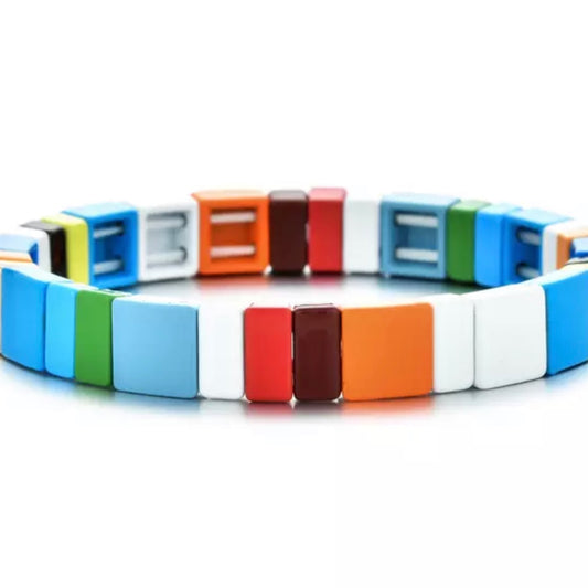 Colourful Stretch Stacking Bracelets