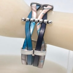 Multi-colour Leather Bracelets