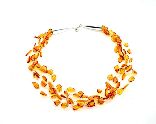Pret-A-Porter Jewels Amber Multi-strand Necklace