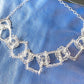 Square chain necklace