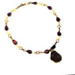 Deep Magenta Druzy Pendant