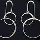 Double Hoop Sterling Earrings