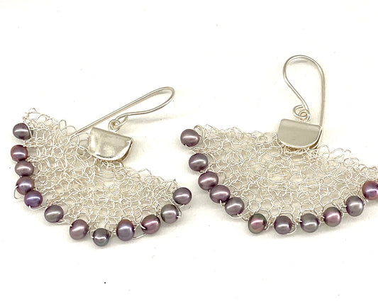 Mini Statement Fan Earrings is