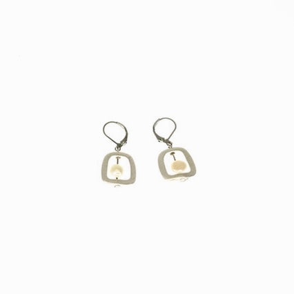 Pearl Geometry Earrings