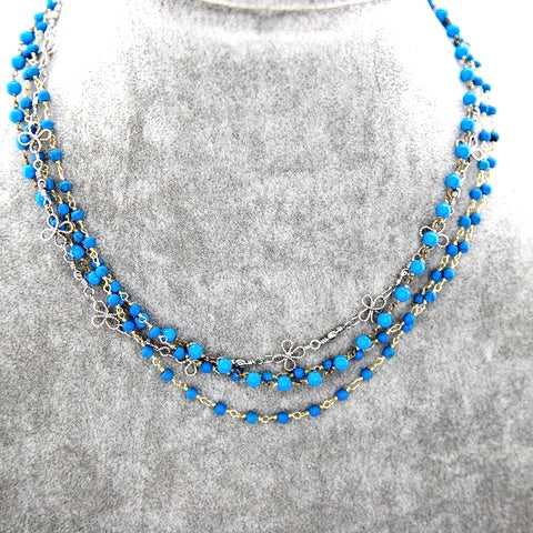 Multi Strand Turquoise Necklace